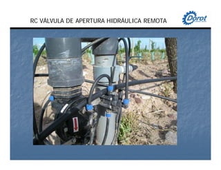 RC VÁLVULA DE APERTURA HIDRÁULICA REMOTA
 