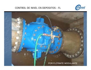 CONTROL DE NIVEL EN DEPOSITOS - FL
POR FLOTANTE MODULANTE
 