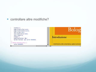  controllare altre modifiche?
 