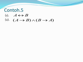 Contoh.5
(1).
(2).
BA 
)()( ABBA 
 