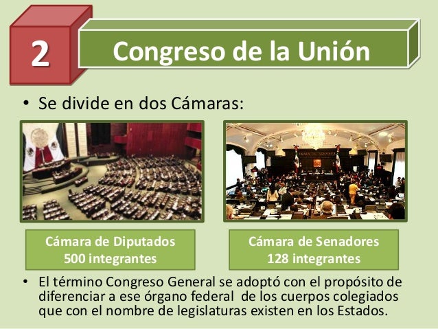 El congreso de la unión.