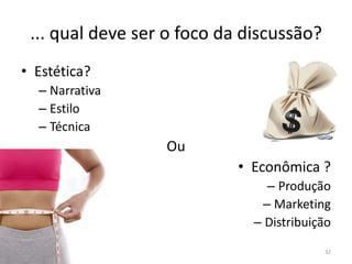 HighConceptFilmes pós-1975Rupturas com a Velha ou clássica HollywoodPressão do econômico sobre o estético:Integração horizontal midiáticaCircuito exibidor – PrimárioVídeo e TV – SecundárioNegócios conexos – TerciárioModificações de estilo, narrativa e tema29
