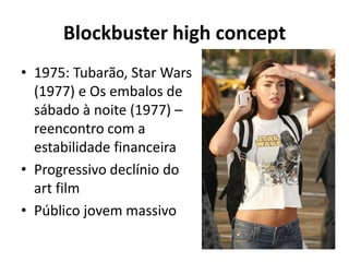 A ruptura com a Velha Hollywood1967 – Bonnie e Clyde e A primeiranoite de um homem1968 – 2001, umaodisseia no espaço e O bebê de Rosemary1969 – Meuódioserátuaherança, Perdidosnanoite e Semdestino1970 – M*A*S*H* e Cada um vive comoquer1971 – OperaçãoFrança, Ânsia de amar, A últimasessão de cinema e Quandooshomenssãohomens1972 – O poderosochefão