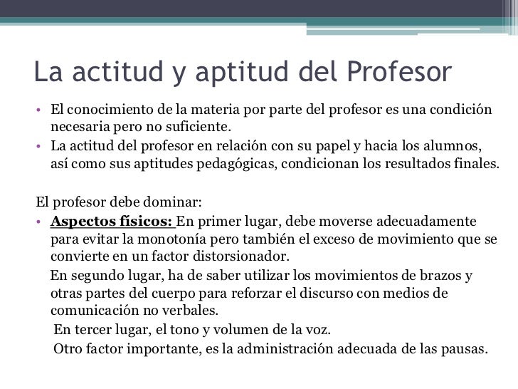 profesor aptitud profesor aptitud