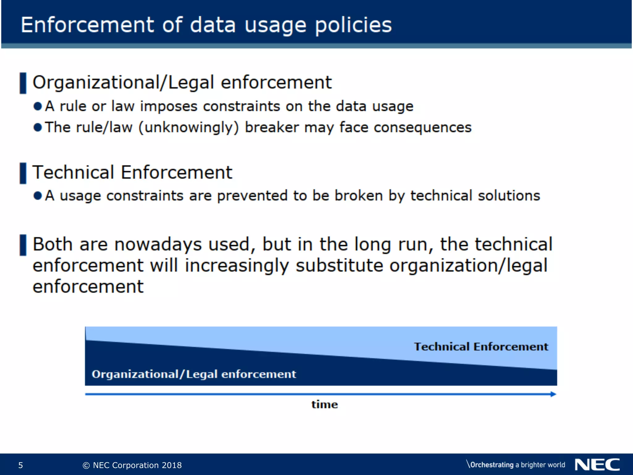 5 © NEC Corporation 2018
 