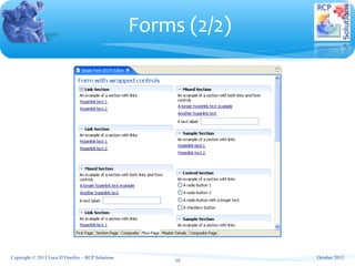 Eclipse Training - Standard Extension Points and APIs | PPT