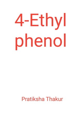 4-Ethyl phenol 