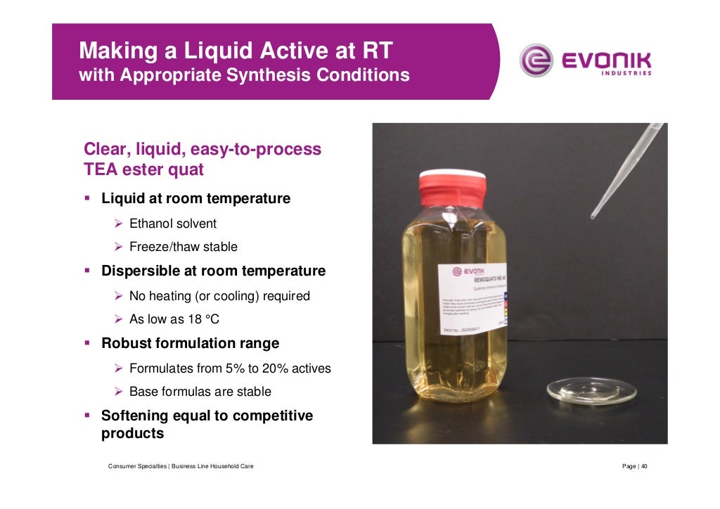 Desenvolvimentos Recentes em Surfactantes Catiônicos para Fabric Care…