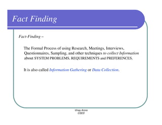 A&D - Fact Finding Techniques | PDF