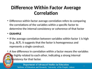 Factor Analysis | Introduction to Factor Analysis | PPTX