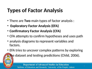 Factor Analysis | Introduction to Factor Analysis | PPTX