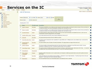 Services on the IC 