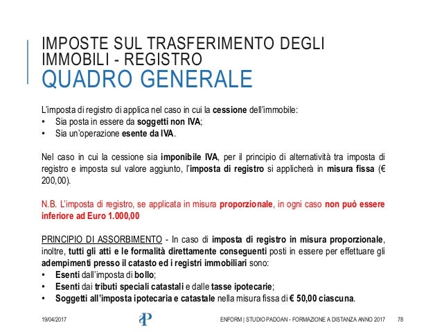 Focus sulla fiscalità degli immobili imposte dirette e indirette Tasse donazione casa
