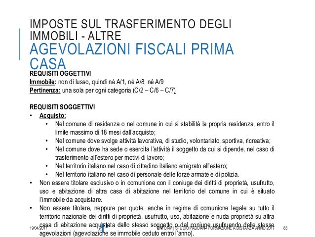 Focus sulla fiscalità degli immobili imposte dirette e indirette Tasse donazione casa