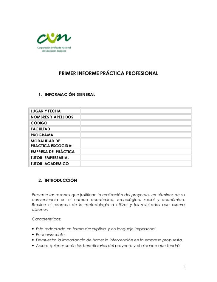 formato de informe de inventario