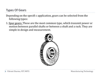 4. gear manufacturing | PPTX
