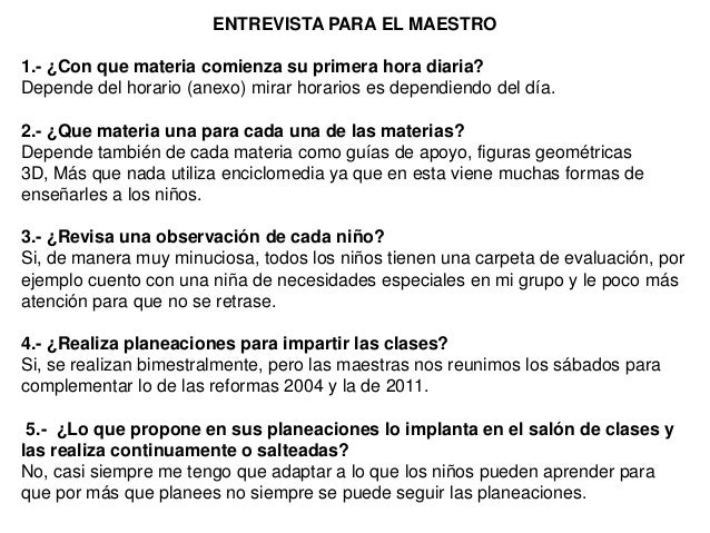 preguntas para una entrevista hacia un maestro 4 guion de entrevistas preguntas para una entrevista hacia un maestro 4 guion de entrevistas