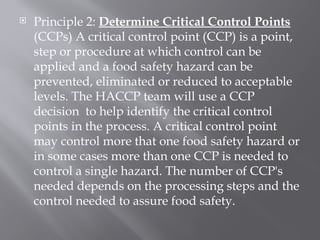 Criptical Control Point Ccp Training.pdf Comprehensive HACCP Food Safety Management and Prevention Strategies | PPTX