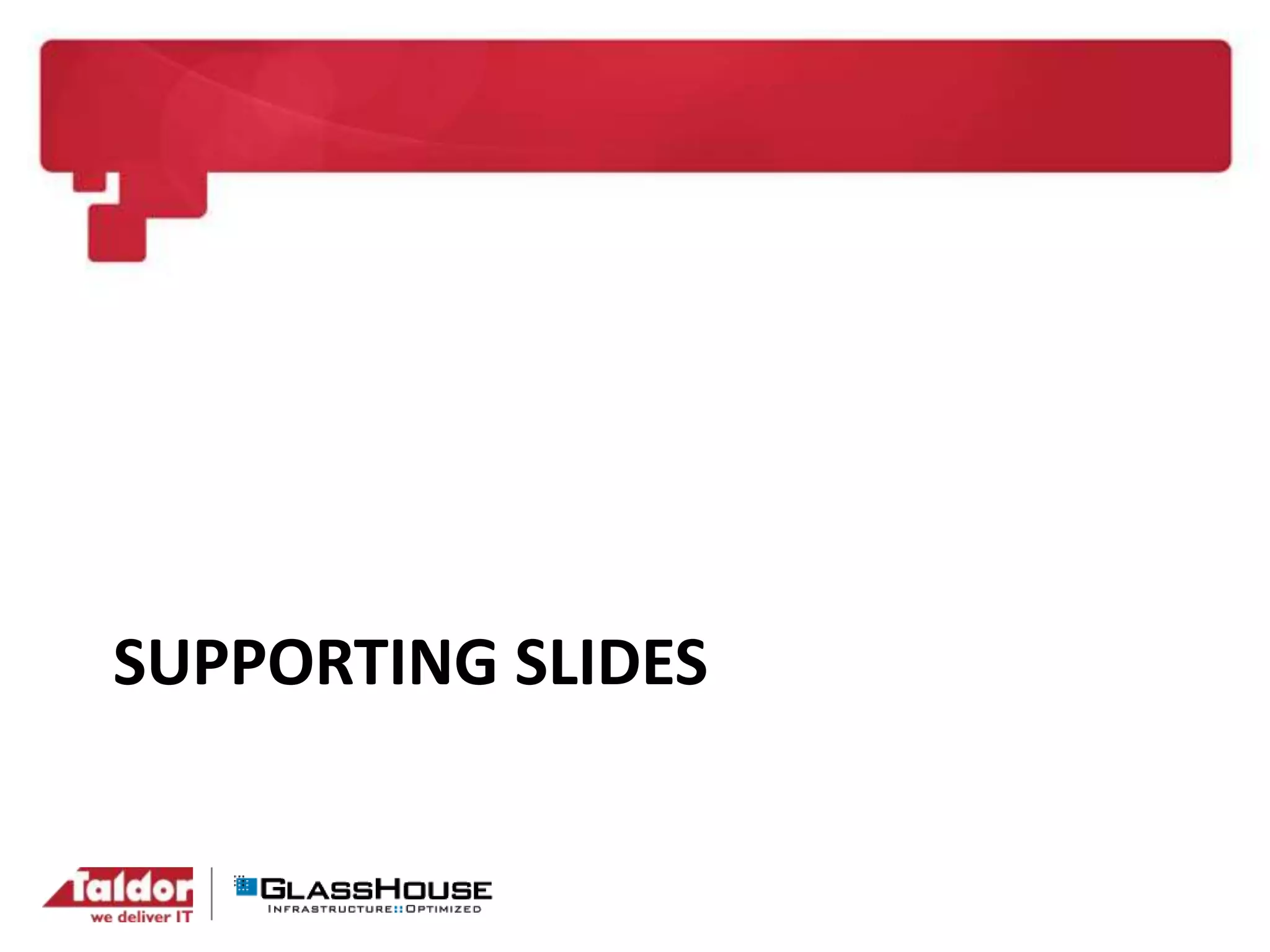SUPPORTING SLIDES
 
