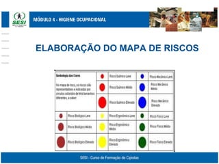 ELABORAÇÃO DO MAPA DE RISCOS
 
