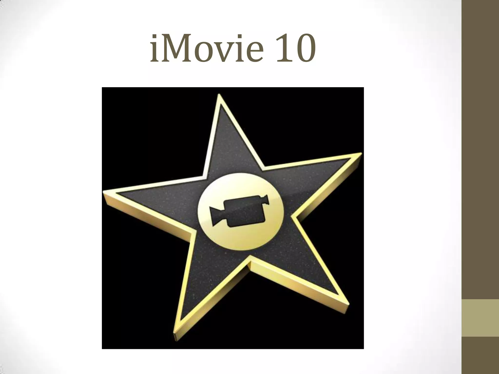 iMovie 10
