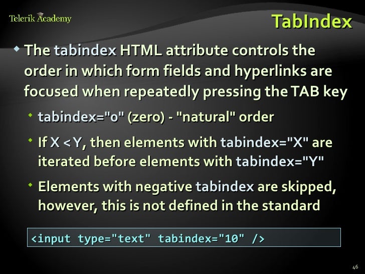 HTML 5 Tables and Forms