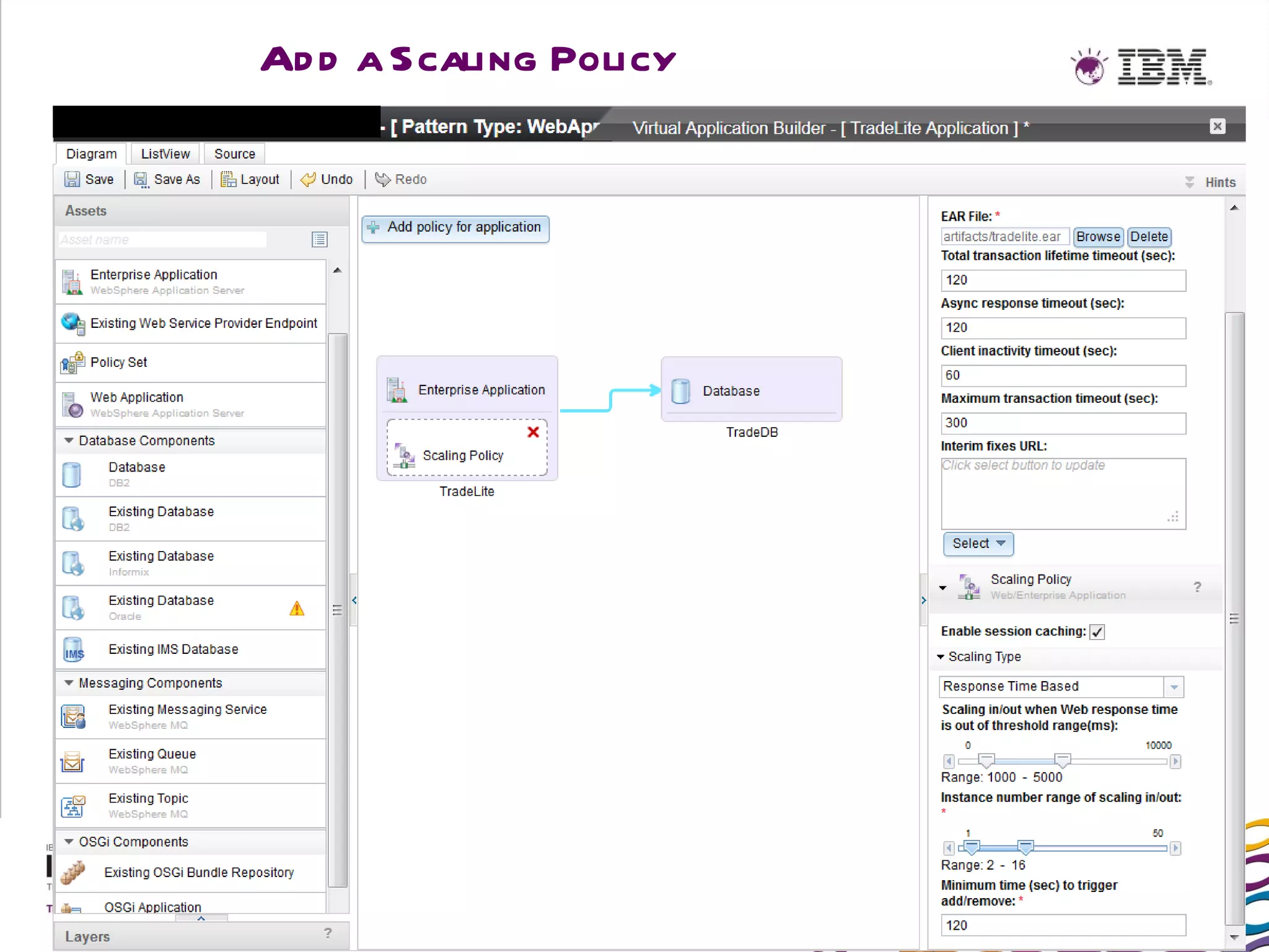 Ad d a Scaling Policy
 