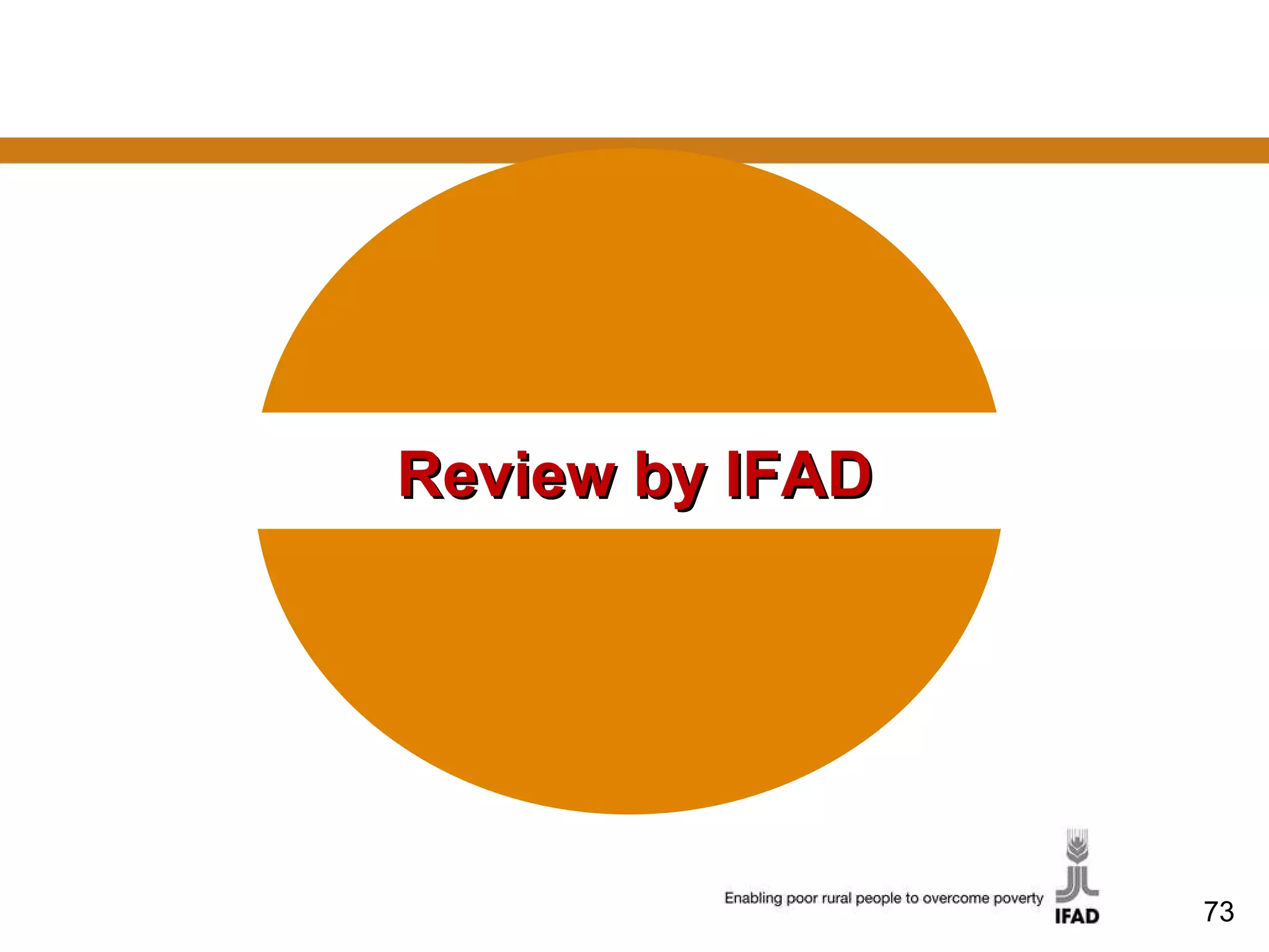 Review by IFAD 