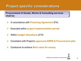 IFAD's Procurement Guidelines | PPT