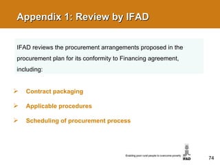IFAD's Procurement Guidelines | PPT