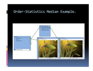 Order-Statistics Median Example.
 