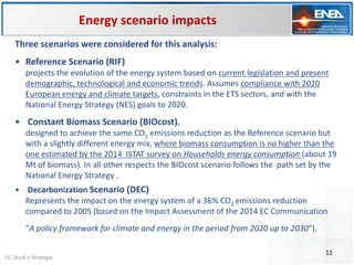 12
UC-Studi e Strategie
Three scenarios were considered for this analysis:
• Reference Scenario (RIF)
projects the evoluti...