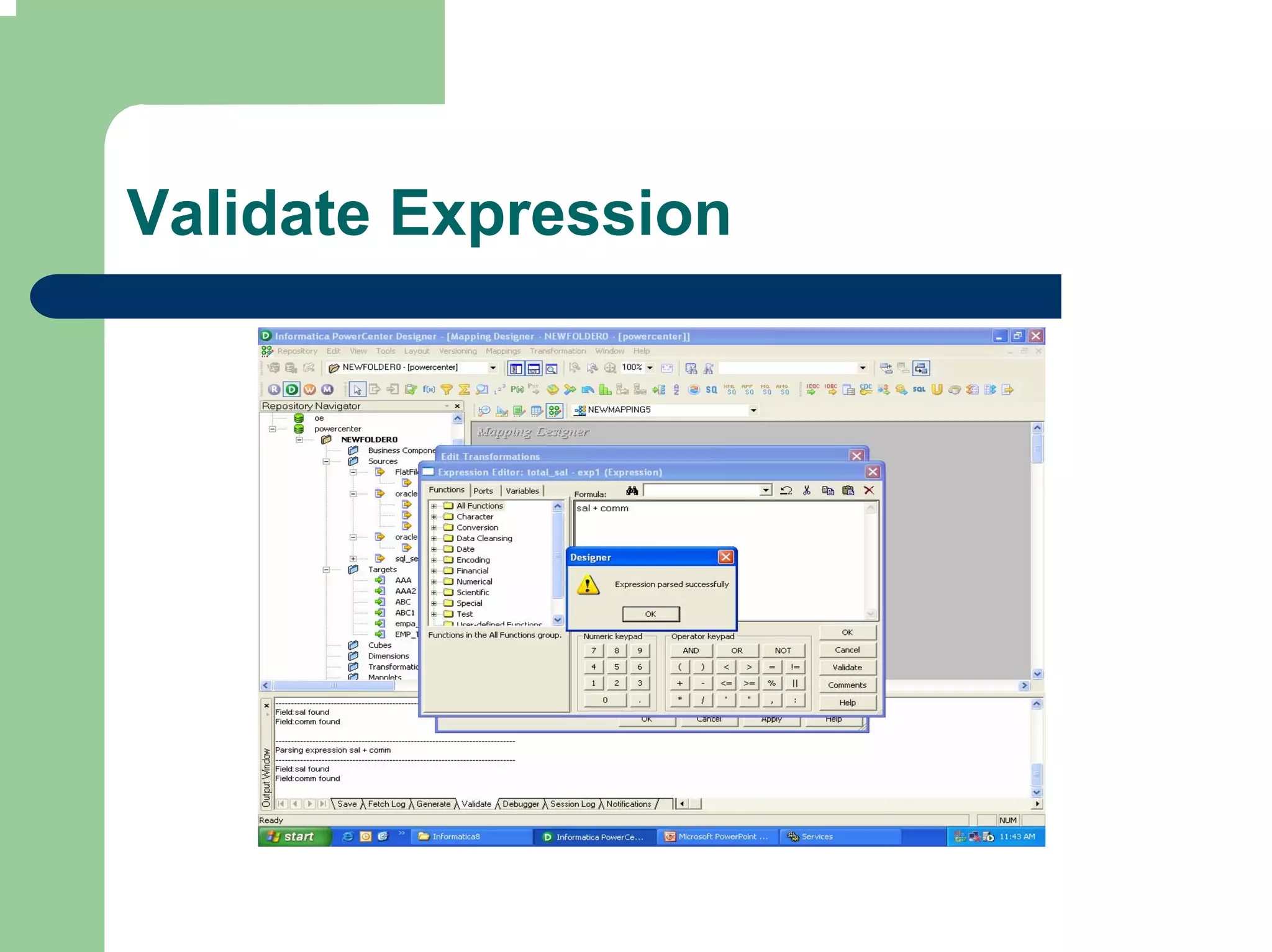 Validate Expression
 