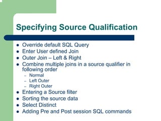 4 informatica transformation types sq and exp | PDF | Databases ...