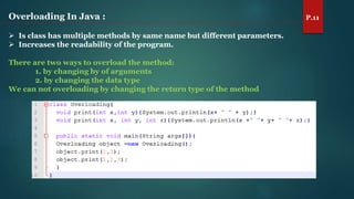 4- Inheritance, Aggregation, Encapsulation and Overloading | PPT
