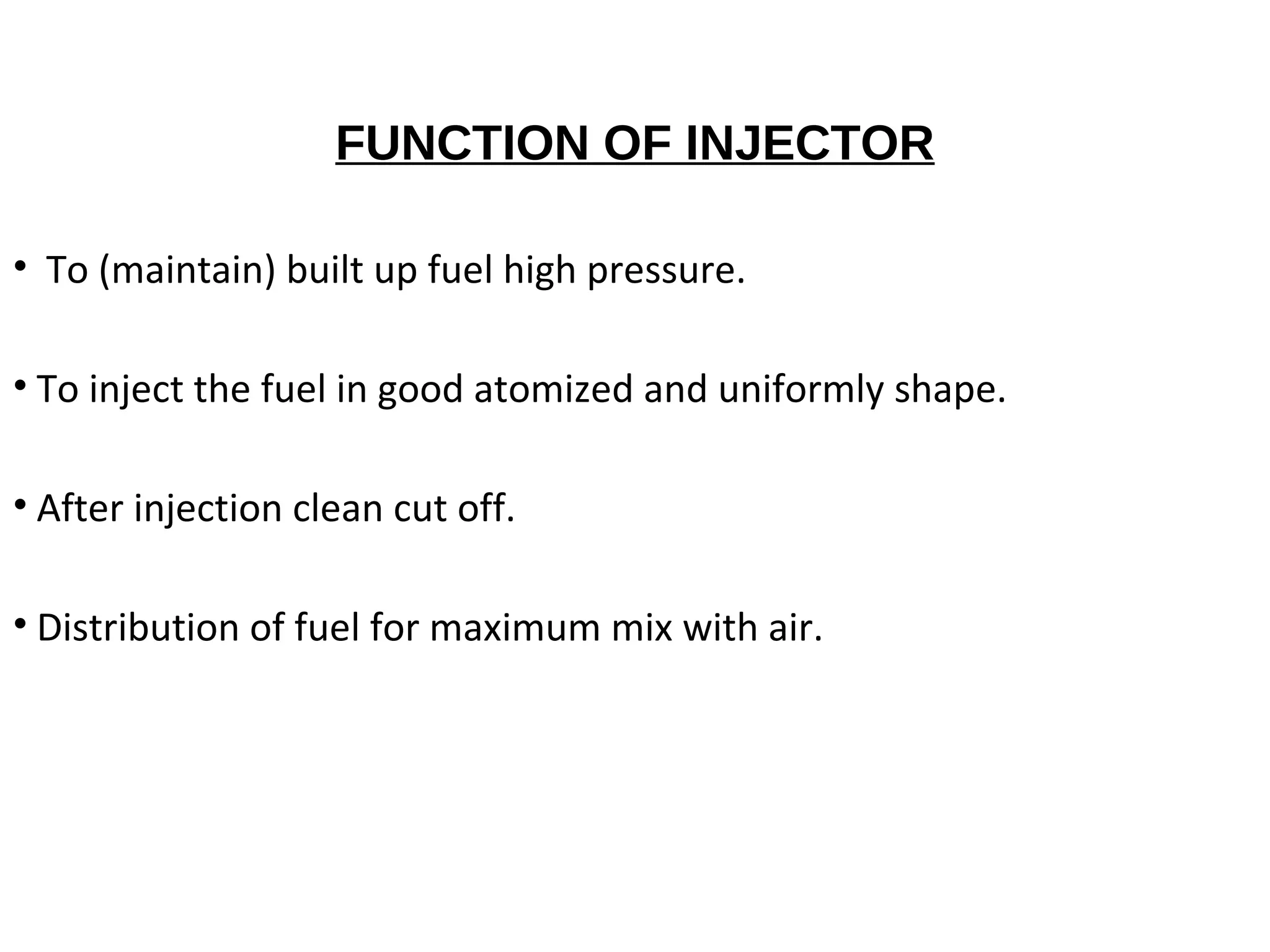 injector in diesel engine | PPT
