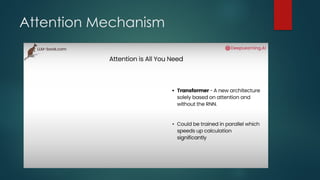 Deep Dive into Transformer Architecture and Attention Mechanisms | PPTX