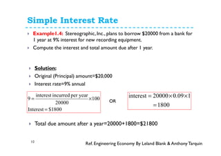 Tutorial Compund Interest Rate 4 interest and equivalence | PDF