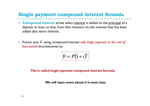 4 interest and equivalence interest on loan formula