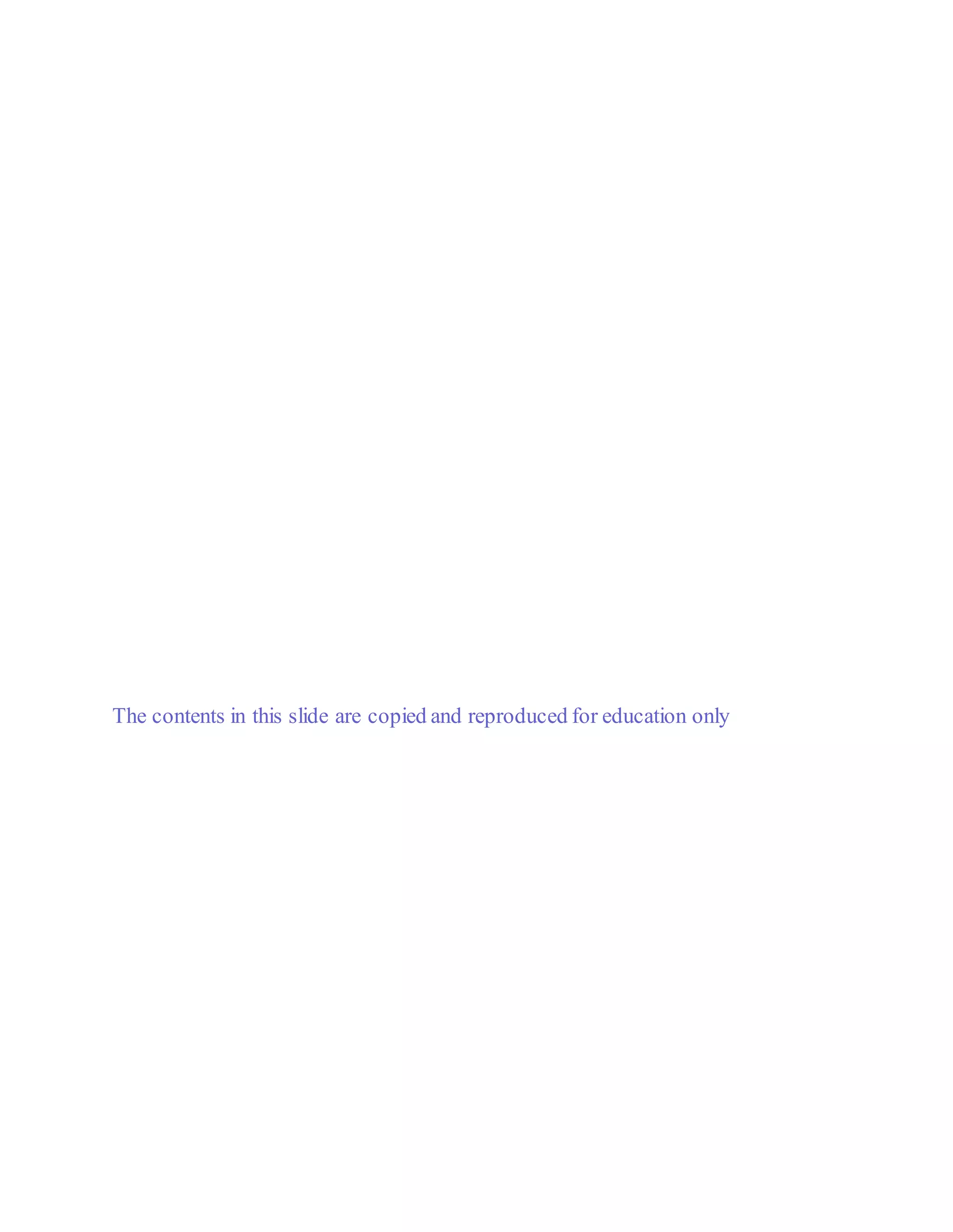 11kN
+ 5kN 5kN +
Q (kN)
11kN 5kN 5kN
5kN
5kN
10kN 5kN
2kN/m
A B C D E
2m
3m
3m 2m
The contents in this slide are copied and reproduced for education only
2m 3m 2m
RA=16kN RB = 16kN Tính mô men uốn:
MC = ME = 0 [đầu thừa không có mô men
tập trung tác dụng] MA = MB = -5 × 2 = -
10 kNm MD = -5 × 5 + 16 × 3 –2 × 3 × 1.5
= +14 kNm
 
