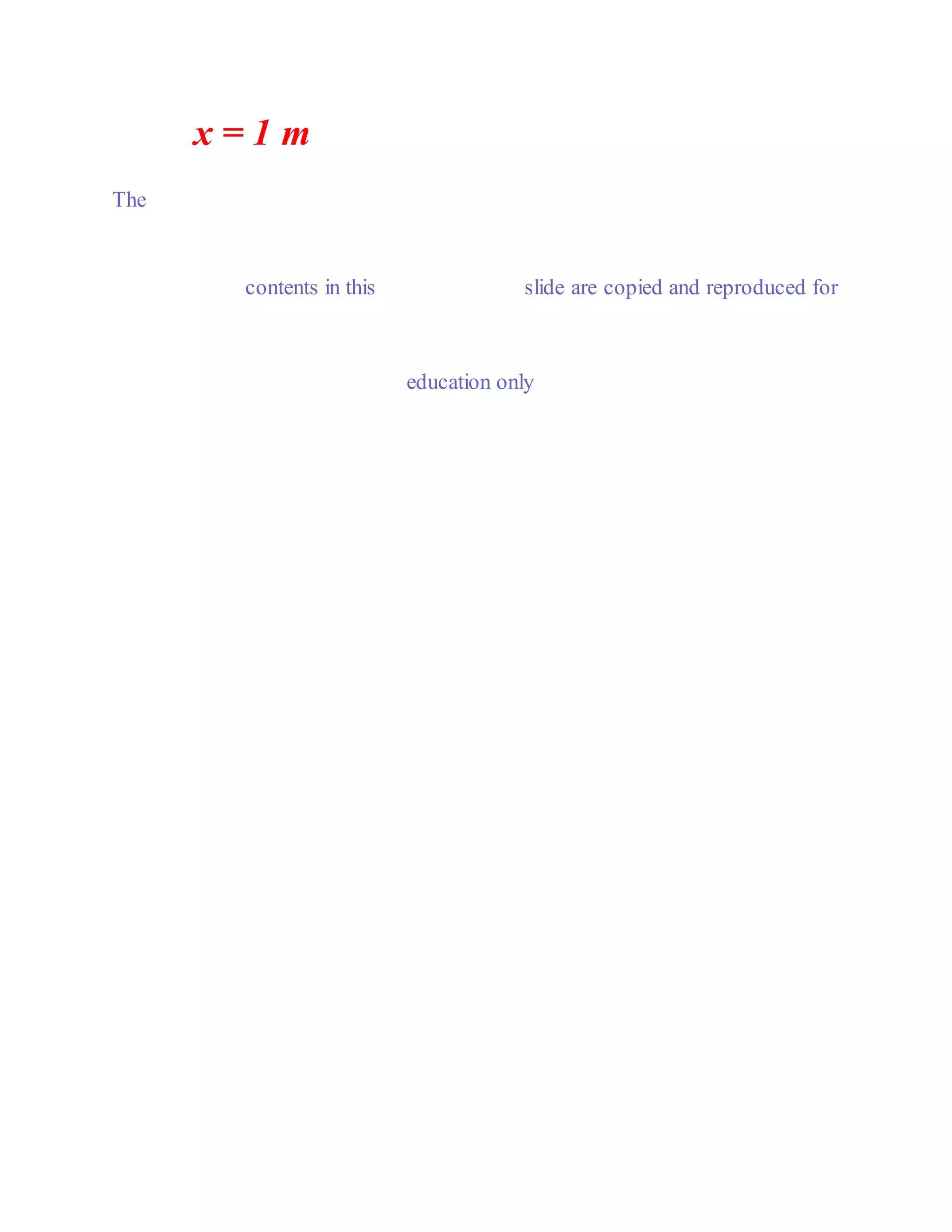chọn x = 1 m
The 5kN x
x
10kN
contents in this
2kN/m
slide are copied and reproduced for
5kN
education only C A x
D B E
2m 3m 3m x 2m
10kNm
10kNm
Ví dụ Ví dụ 3
3. Vẽ biểu đồ nội lực cho dầm đơn giản
có đầu thừa như hình
vẽ
2 kN
5kN
10kN/m
A B C D
 