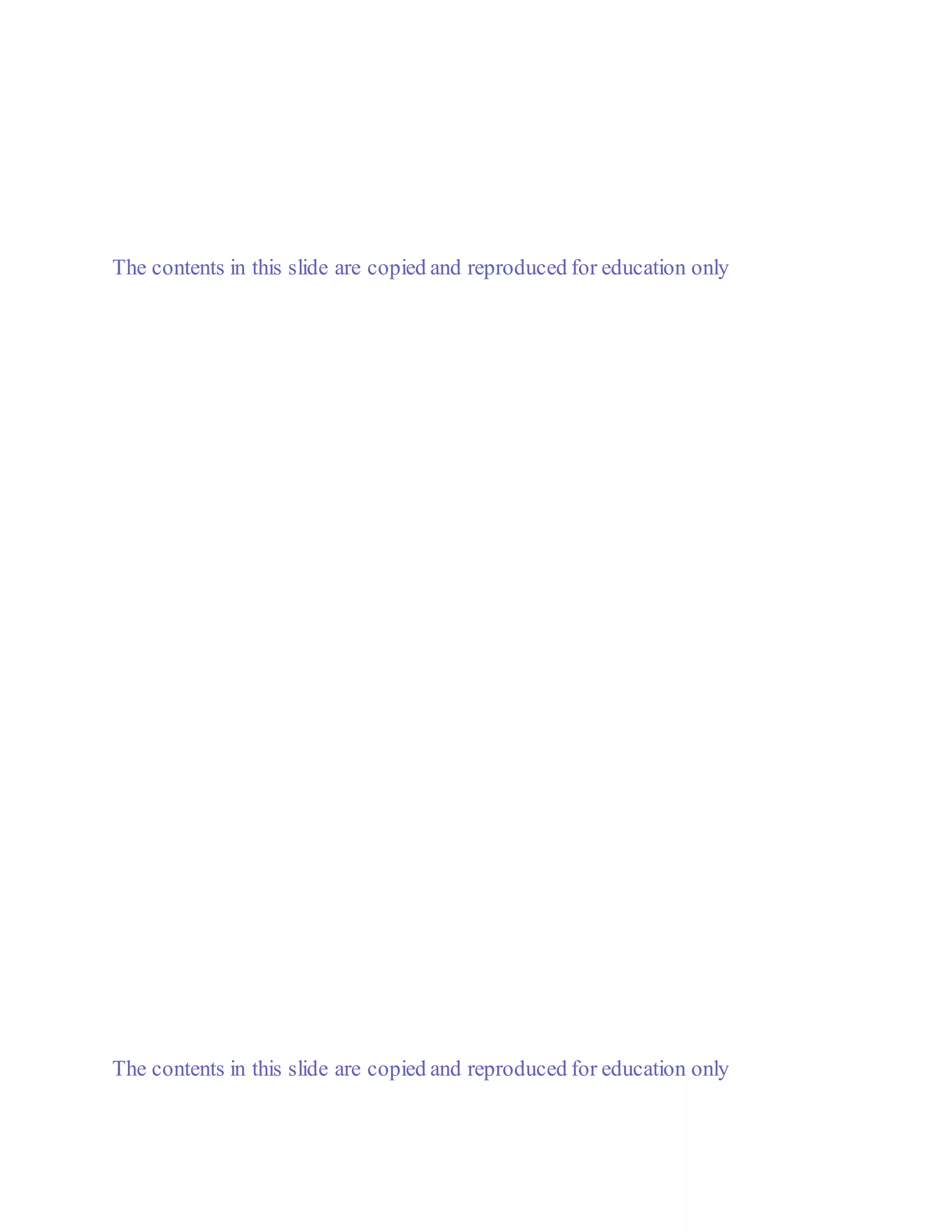 2m 2m 3m 1m VA = 9.75 N RB=13.25N
The contents in this slide are copied and reproduced for education only Tính
lực cắt
9.75N
9.75N
4.75N 4.75N
Q (N)
5.25N
5.25N
13.25N 13.25N
5N
10N
8N
2m 2m 3m 1m A
B C D E
9 75N
The contents in this slide are copied and reproduced for education only
 