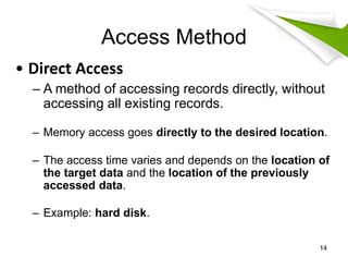 Comprehensive Overview of Internal Memory in Computer Architecture | PDF