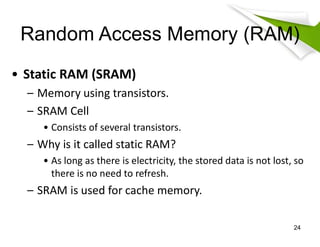 Comprehensive Overview of Internal Memory in Computer Architecture | PDF