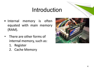 Comprehensive Overview of Internal Memory in Computer Architecture | PDF