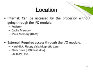 Comprehensive Overview of Internal Memory in Computer Architecture | PDF