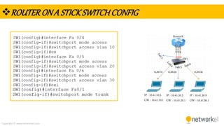CCNA Inter VLAN Routing | PPTX