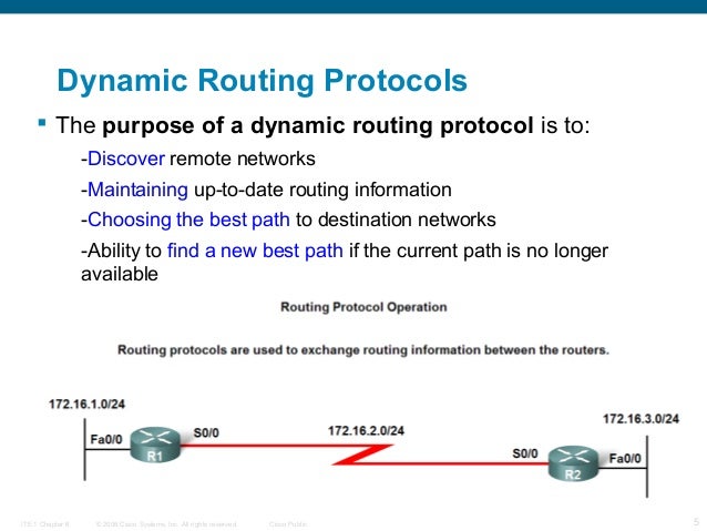 4 introduction to dynamic routing & dv vs ls