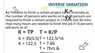 4 - Inverse Variation4 - Inverse Variation..pptx