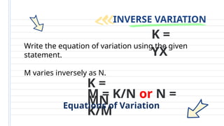 4 - Inverse Variation4 - Inverse Variation..pptx